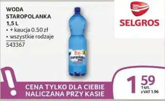 Selgros Woda Staropolska oferta