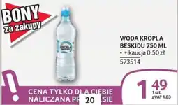 Selgros Woda Kropla Beskidu oferta