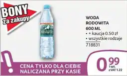 Selgros Woda Rodowita oferta