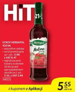 Selgros Syrop Herbapol Malina oferta