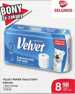 Selgros Velvet Papier Toaletowy oferta
