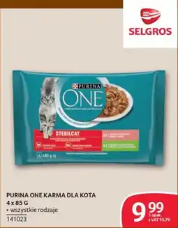 Selgros Purina One Karma Dla Kota oferta