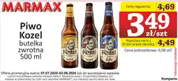 Marmax Piwo Kozel butelka zwrotna oferta