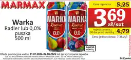 Marmax Warka Radler oferta