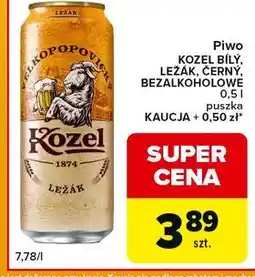 Carrefour Express Piwo Kozel Bílý, Ležák, Černý, Bezalkoholowe oferta