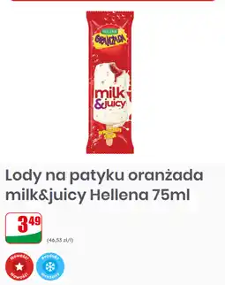 Dino Lody na patyku oranżada milk&juicy Hellena oferta