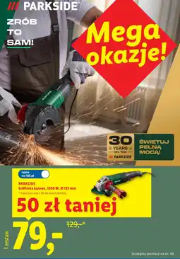 Lidl Szlifierka kątowa Parkside oferta