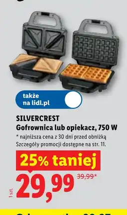 Lidl Gofrownica SilverCrest oferta