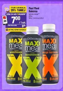 Polomarket Napój mleczny o smaku waniliowym Bakoma Maxi Meal oferta