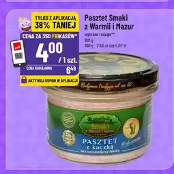 Polomarket Pasztet z kaczką Smaki z Warmii i Mazur oferta