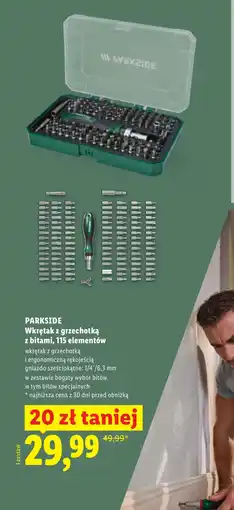 Lidl Wkrętak Parkside oferta