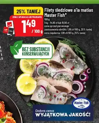 Polomarket Filety śledziowe a'la matias Master Fish oferta
