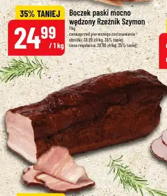 Polomarket Boczek paski mocno wędzony Rzeźnik Szymon oferta