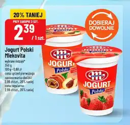 Polomarket Jogurt Polski Mlekovita brzoskwiniowy z marakują oferta
