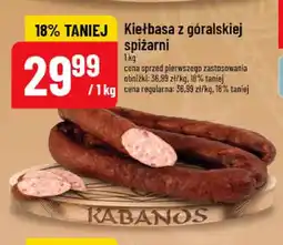 Polomarket Kiełbasa z góralskiej spiżarni Kabanos oferta