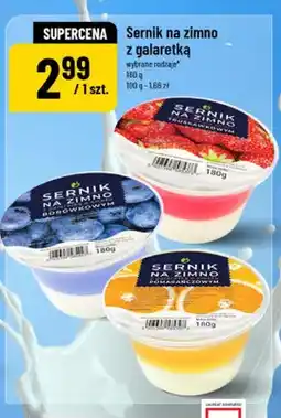 Polomarket Sernik na zimno z galaretką borówkową Mleczna Polana oferta