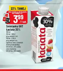 Polomarket Śmietanka UHT Łaciata 30% oferta