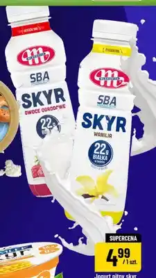 Polomarket Jogurt pitny skyr typu islandzkiego Mlekovita SBA Skyr owoce ogrodowe oferta