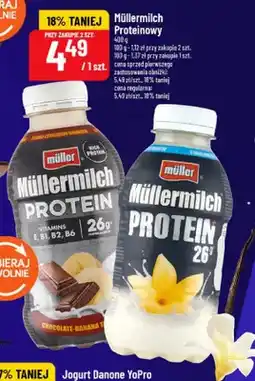Polomarket Napój proteinowy Müllermilch czekoladowo-bananowy oferta