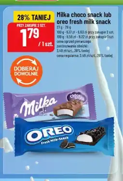 Polomarket Przekąska mleczna Milka Choco Snack oferta
