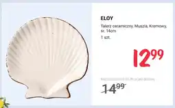 Rossmann Talerz ceramiczny Muszla ELOY kremowy śr. 14 cm oferta