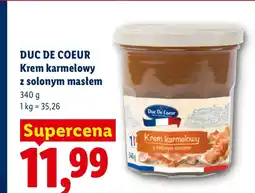 Lidl Krem karmelowy Duc De Coeur oferta