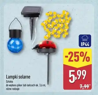 ALDI Lampki solarne piker oferta