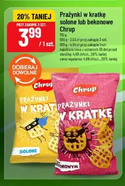 Polomarket Prażynki w kratkę solone Chrup oferta