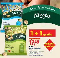 Lidl Pistacje prażone Alesto oferta