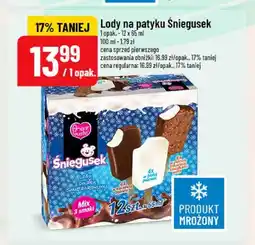 Polomarket Lody na patyku Śniegusek Amore Gusto 12-pak oferta