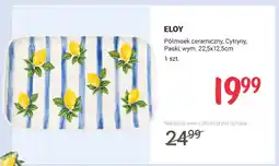 Rossmann Półmisek ceramiczny ELOY Cytryny Paski 22,5x12,5 cm oferta