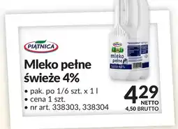Makro Mleko pełne świeże 4% Piątnica oferta