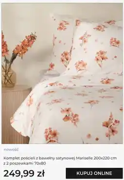 Home&You Komplet pościeli z bawełny satynowej home&you Mariselle oferta