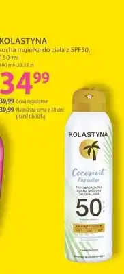 Hebe Sucha mgiełka do ciała Kolastyna Coconut Paradise SPF50 oferta