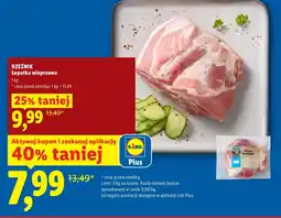 Lidl Łopatka wieprzowa Plus-Plus oferta