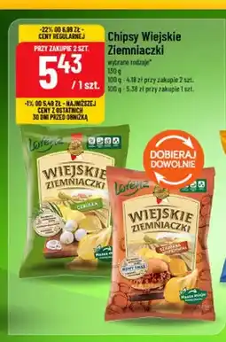 Polomarket Chipsy Wiejskie Ziemniaczki Cebulka Lorenz oferta