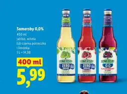 Lidl Napój bezalkoholowy Somersby oferta
