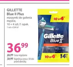 Hebe Maszynki do golenia męskie Gillette Blue II Plus 14-pak oferta