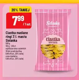 Polomarket Ciastka maślane ringi 3% masła Sielanka oferta