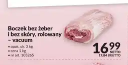 Makro Boczek bez żeber i bez skóry rolowany vacuum oferta