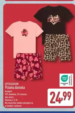 ALDI Piżama damska UP2FASHION czarna panterka oferta
