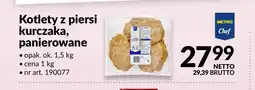 Makro Kotlety z piersi kurczaka panierowane Metro Chef oferta