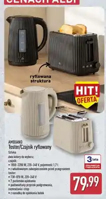 ALDI Toster Ambiano ryflowany oferta