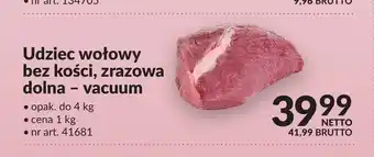 Makro Udziec wołowy bez kości zrazowa dolna vacuum oferta