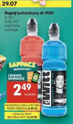 Delikatesy Centrum Napój izotoniczny dr Witt czerwony oferta