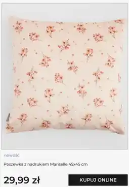 Home&You Poszewka z nadrukiem Mariselle home&you 45x45 cm oferta