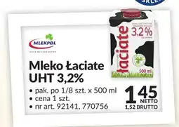 Makro Mleko Łaciate UHT 3,2% oferta