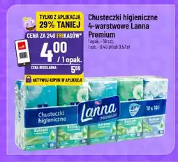 Polomarket Chusteczki higieniczne 4-warstwowe Lanna Premium oferta