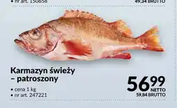 Makro Karmazyn świeży patroszony oferta