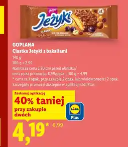 Lidl Ciastka Jeżyki oferta